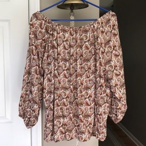 Ralph Lauren boho peasant top